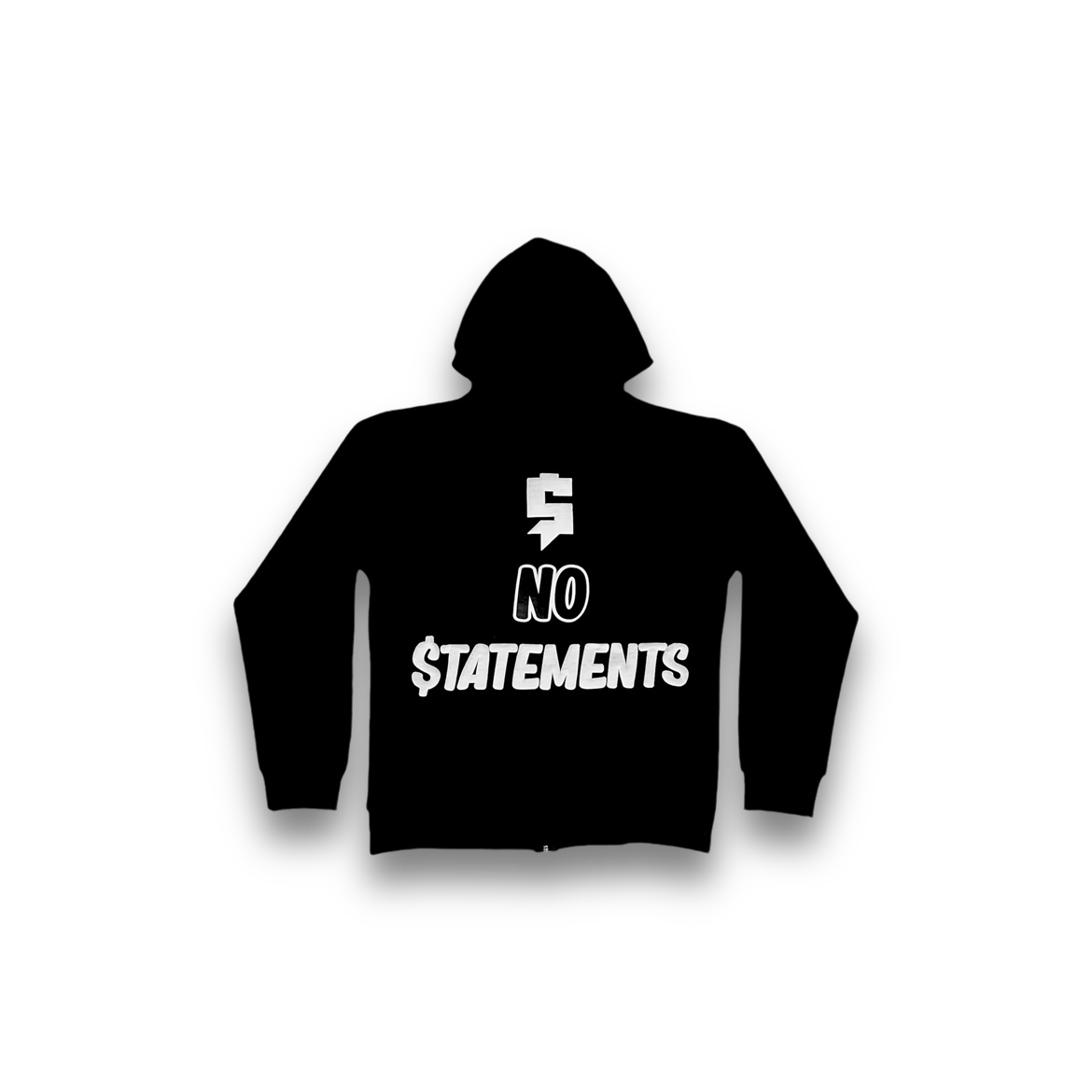 $HHH No Statements Full Zip Up Jacket - Black